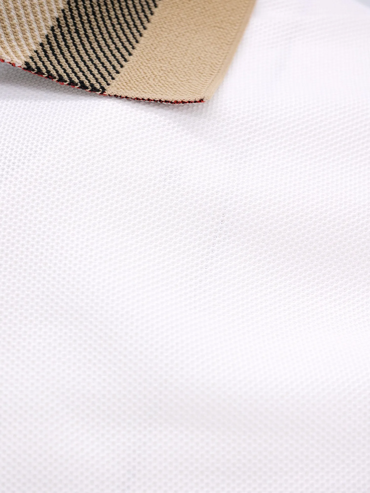 Cotton Polo Shirt With Check Collar Detail sold by Wanan Luxury product image thumbnail 3