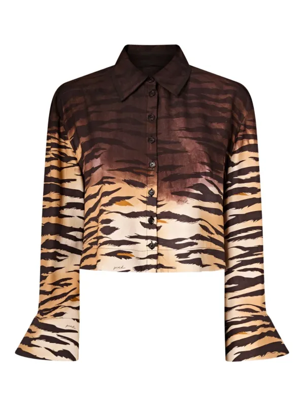 Shirts Nero Beige made by Pinko
