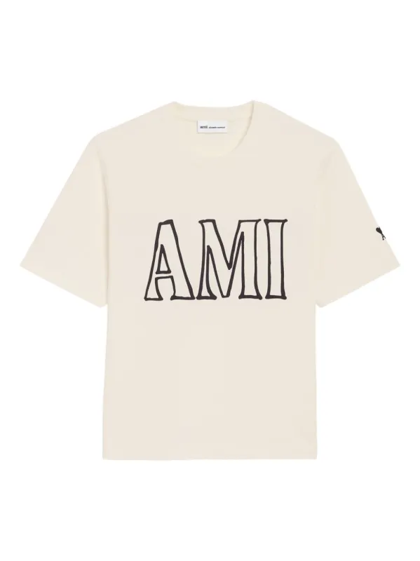 T-Shirts And Polos Blanc Creme made by Ami
