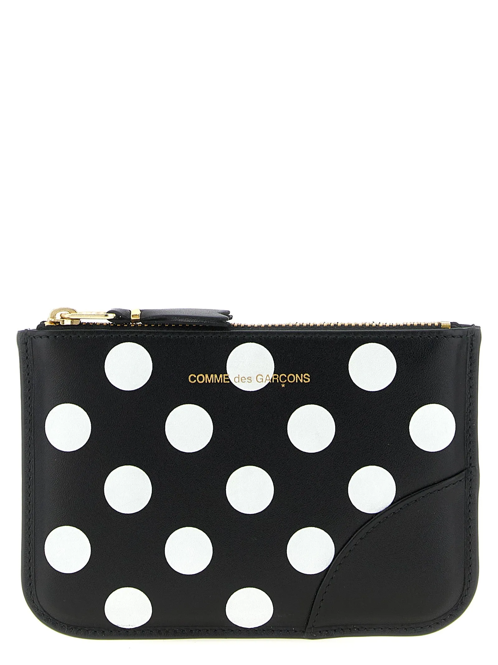 Polka Dots Printed Card Holder Wallets And Card Holders White/Black sold by Wanan Luxury