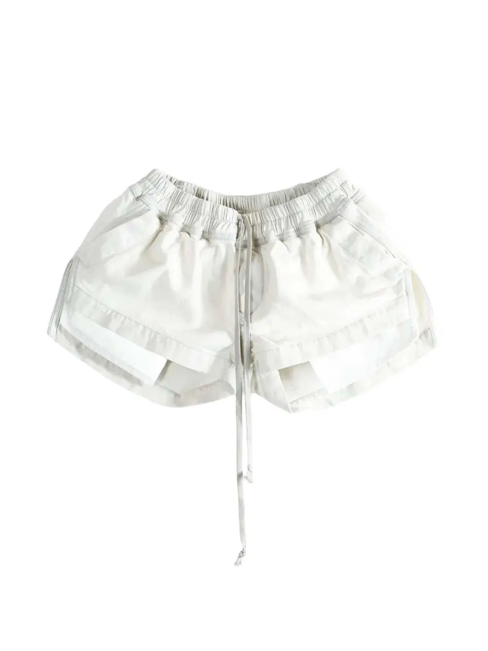 Mist-Colored Drawstring Shorts sold by Wanan Luxury