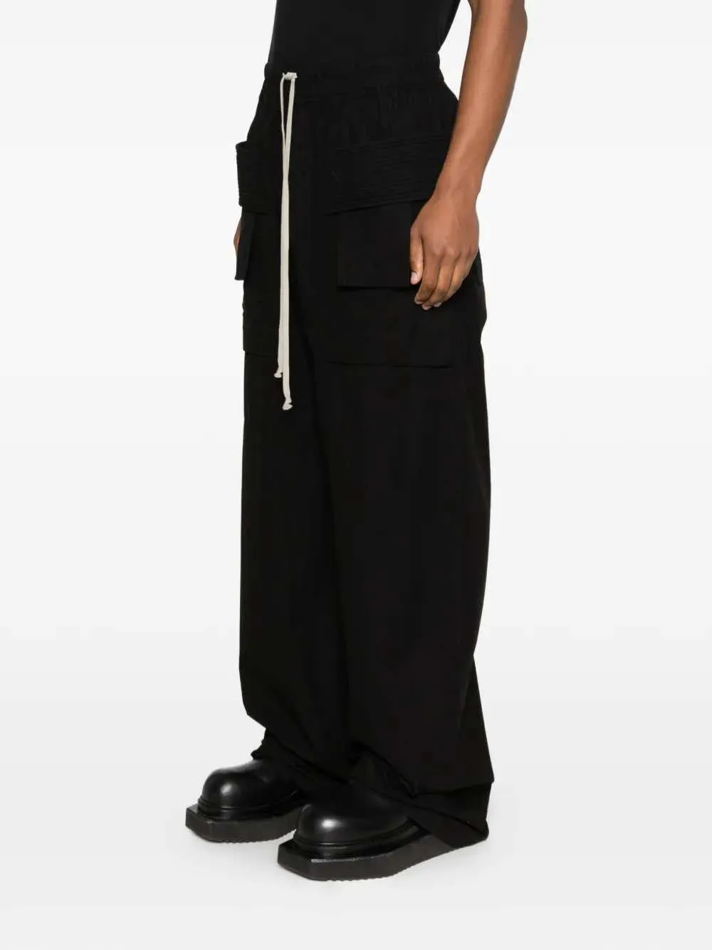 Cotton Drawstring Trousers sold by Wanan Luxury product image thumbnail 3