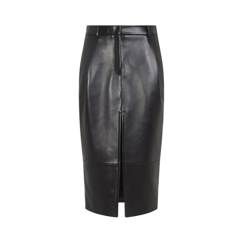 Midi Skirts Black sold by Wanan Luxury