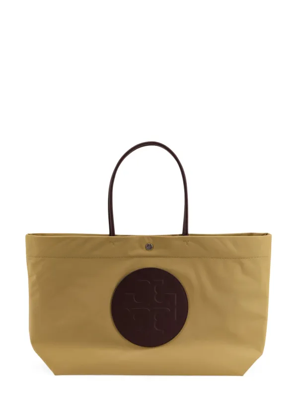 Ella Twist Nylon Shoulder Bag With Maxi Logo Patch On The Front made by Tory Burch
