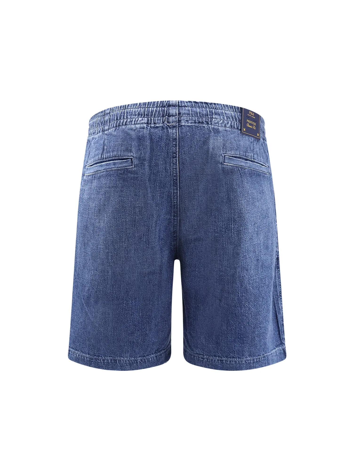 Denim Bermuda Shorts With Embroidered Logo On The Front sold by Wanan Luxury product image thumbnail 2