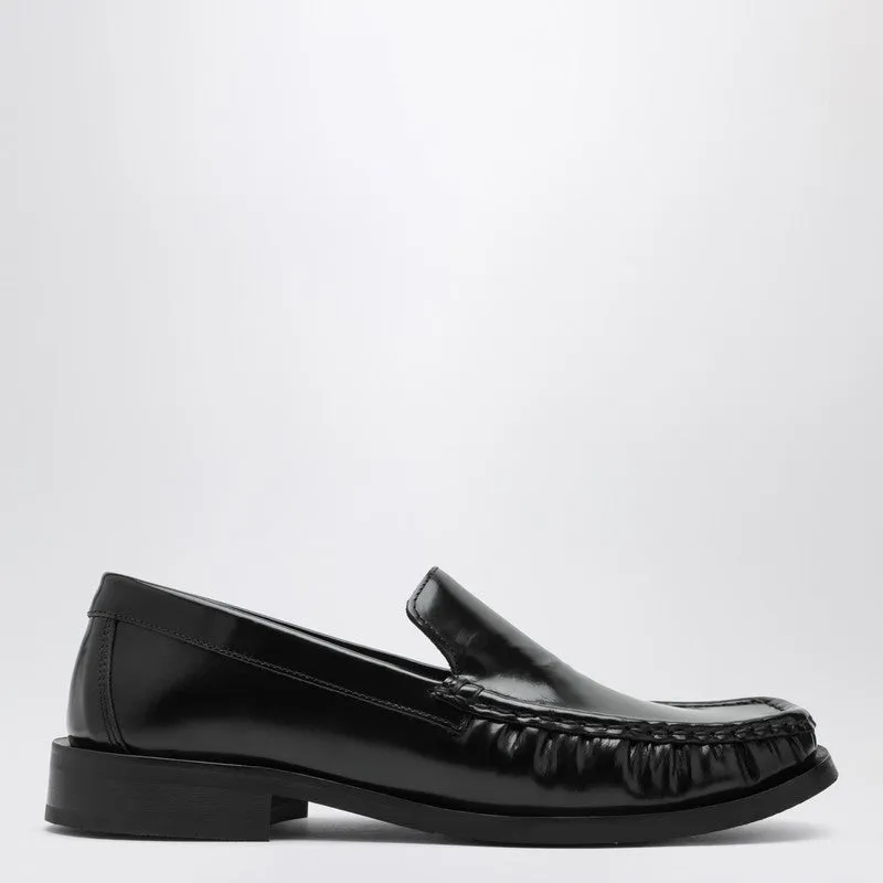 Black Leather Micahel Moccasins made by VINNY's