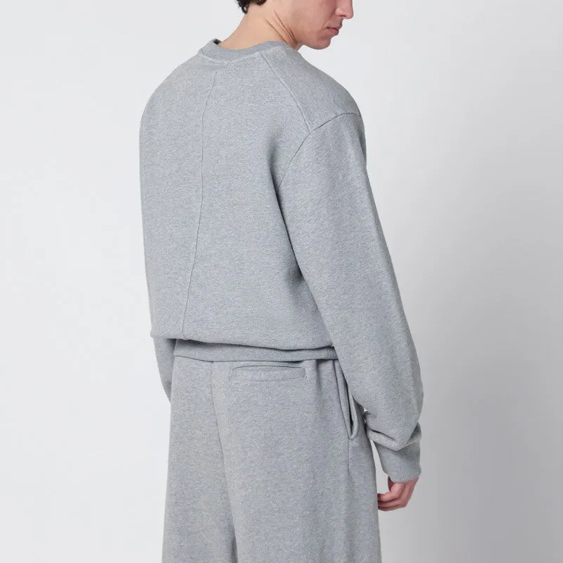 Grey Cotton Crewneck Sweatshirt sold by Wanan Luxury product image thumbnail 2