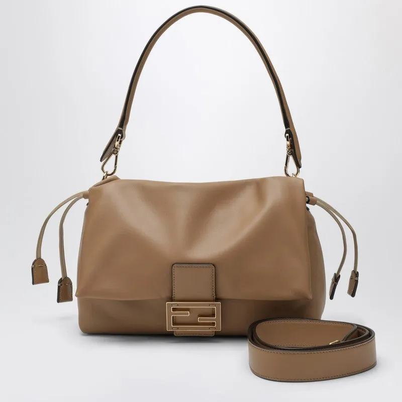 Mamma Baguette Medium Bag In Beige Nappa sold by Wanan Luxury