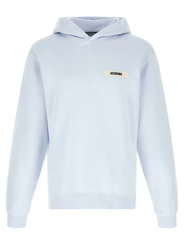 Le Hoodie Gros Grains Sweatshirt Light Blue sold by Wanan Luxury