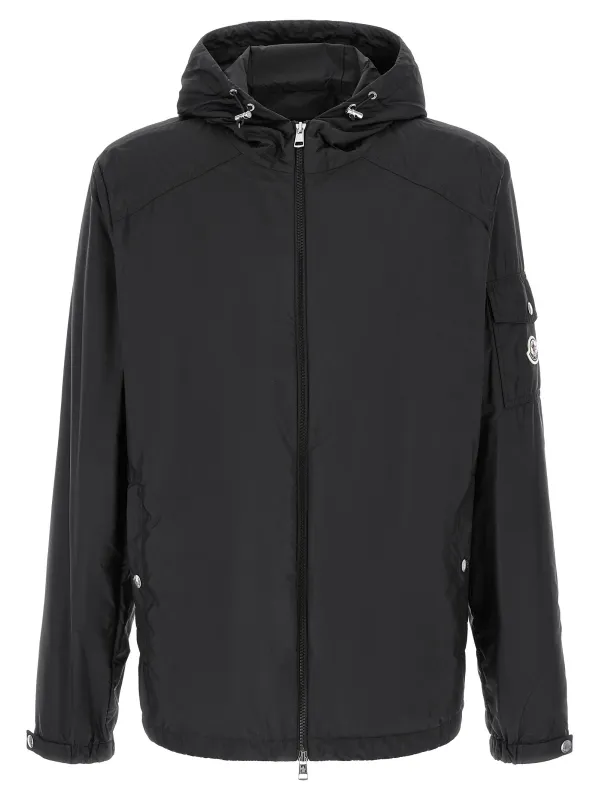 Etiache Puffer Jackets Black made by Moncler