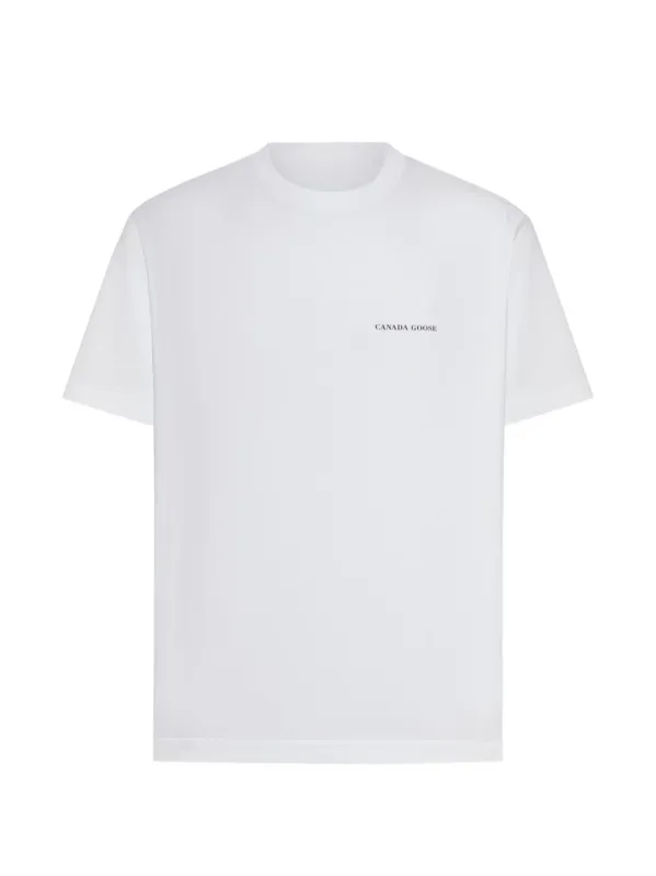 Logo Cotton T-Shirt made by Canada Goose