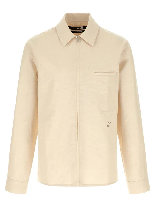 La Chemise Mecano Shirt And Blouse White made by Jacquemus