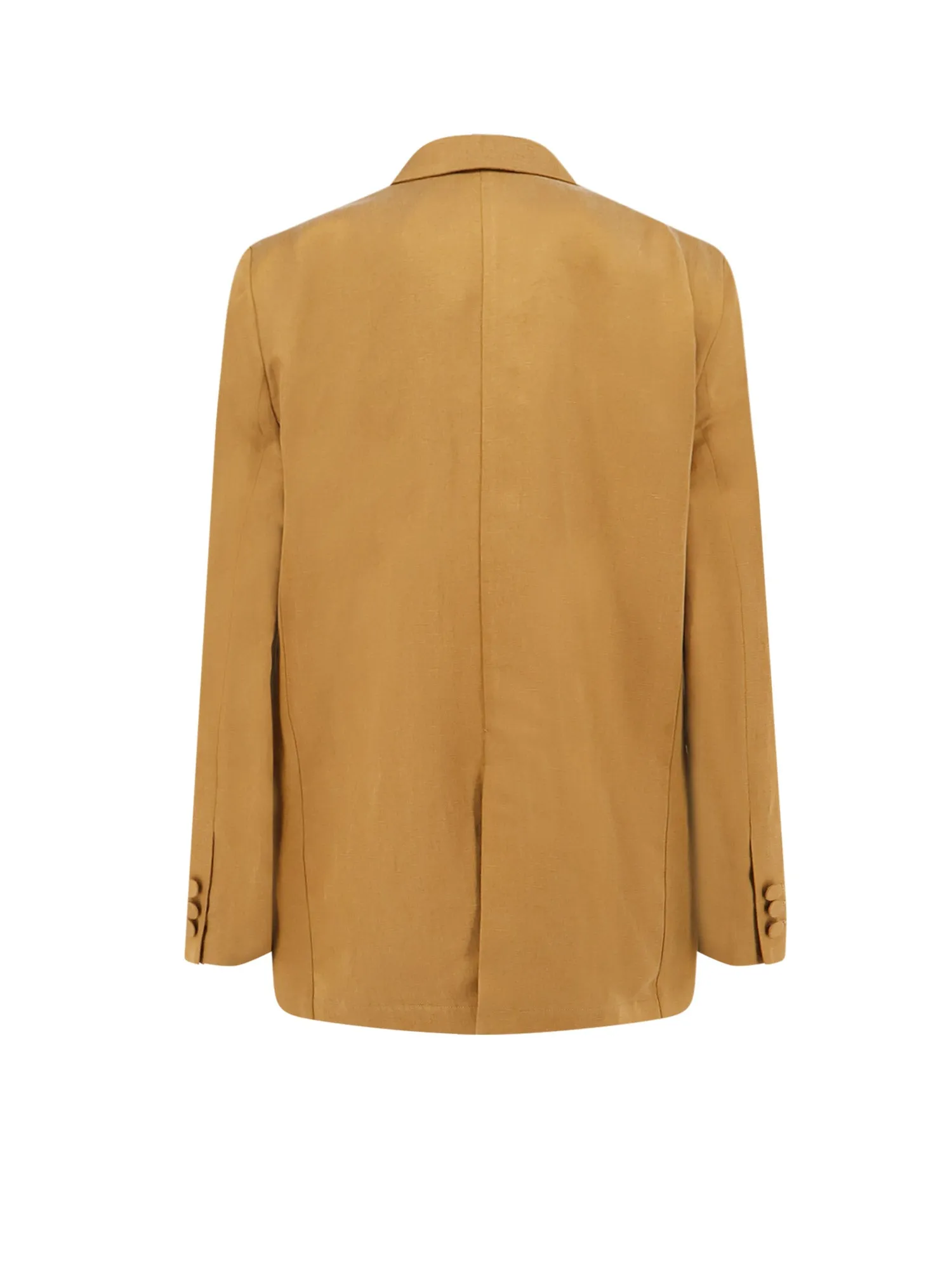 Double-Breasted Lyocell And Linen Blazer sold by Wanan Luxury product image thumbnail 2