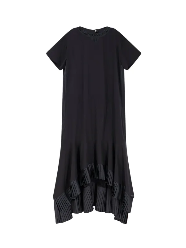Cotton Dress With Pleated Details sold by Wanan Luxury