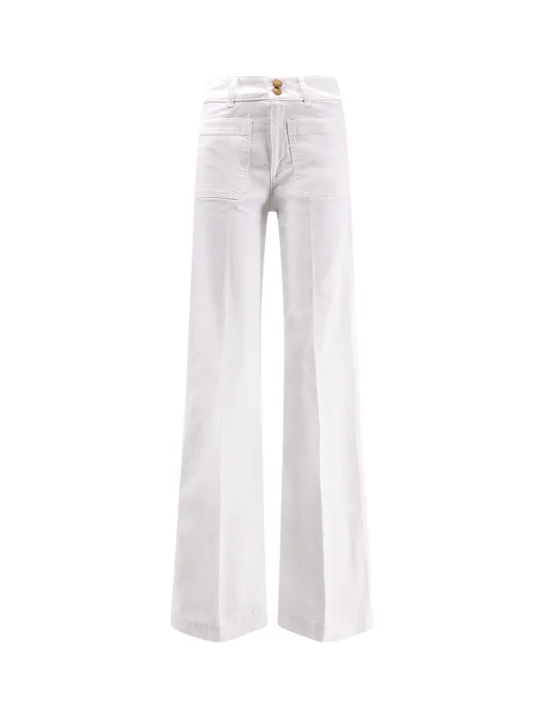 Jane Denim Trousers sold by Wanan Luxury