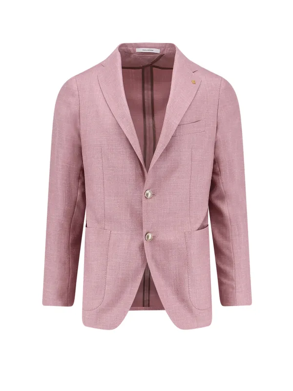 Virgin Wool, Silk And Linen Blazer sold by Wanan Luxury