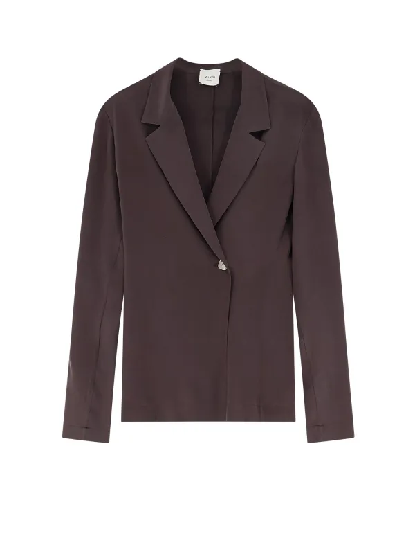 Loose Silk Blazer made by ALYSI