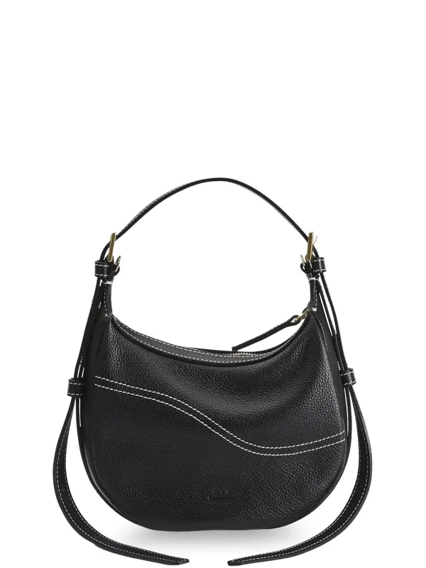 Silea Mandorla Leather Crossbody Bag sold by Wanan Luxury