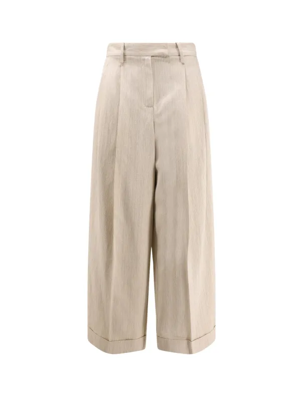 Sartorial Viscose And Linen Trousers sold by Wanan Luxury