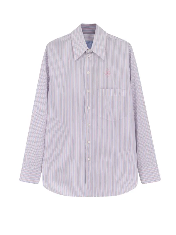 Kim Striped Cotton Shirt sold by Wanan Luxury