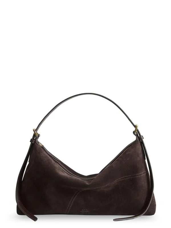 Castellare Suede Shoulder Bag made by ATP Atelier