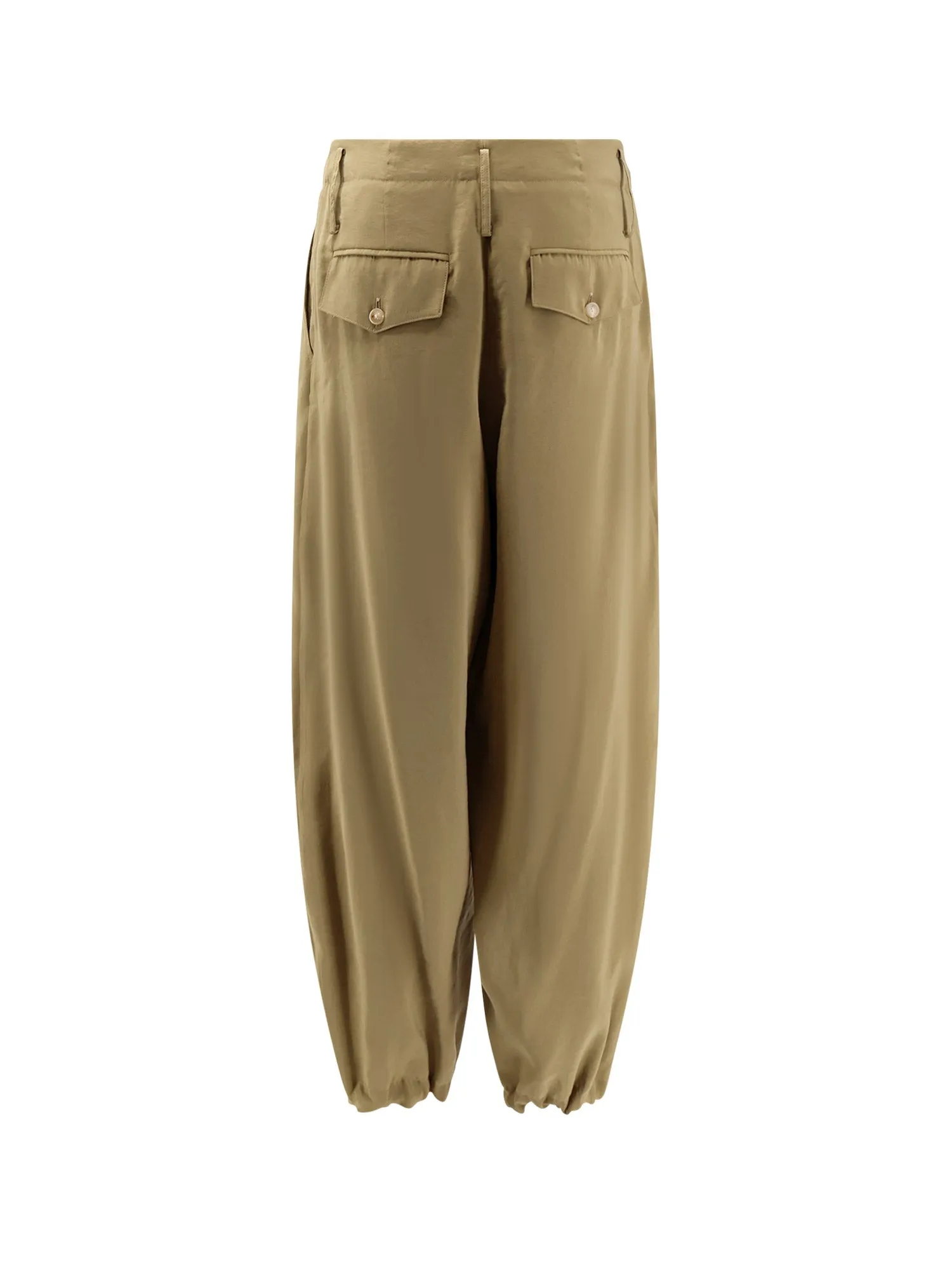 Modal Trousers With Drawstring Detail sold by Wanan Luxury product image thumbnail 2