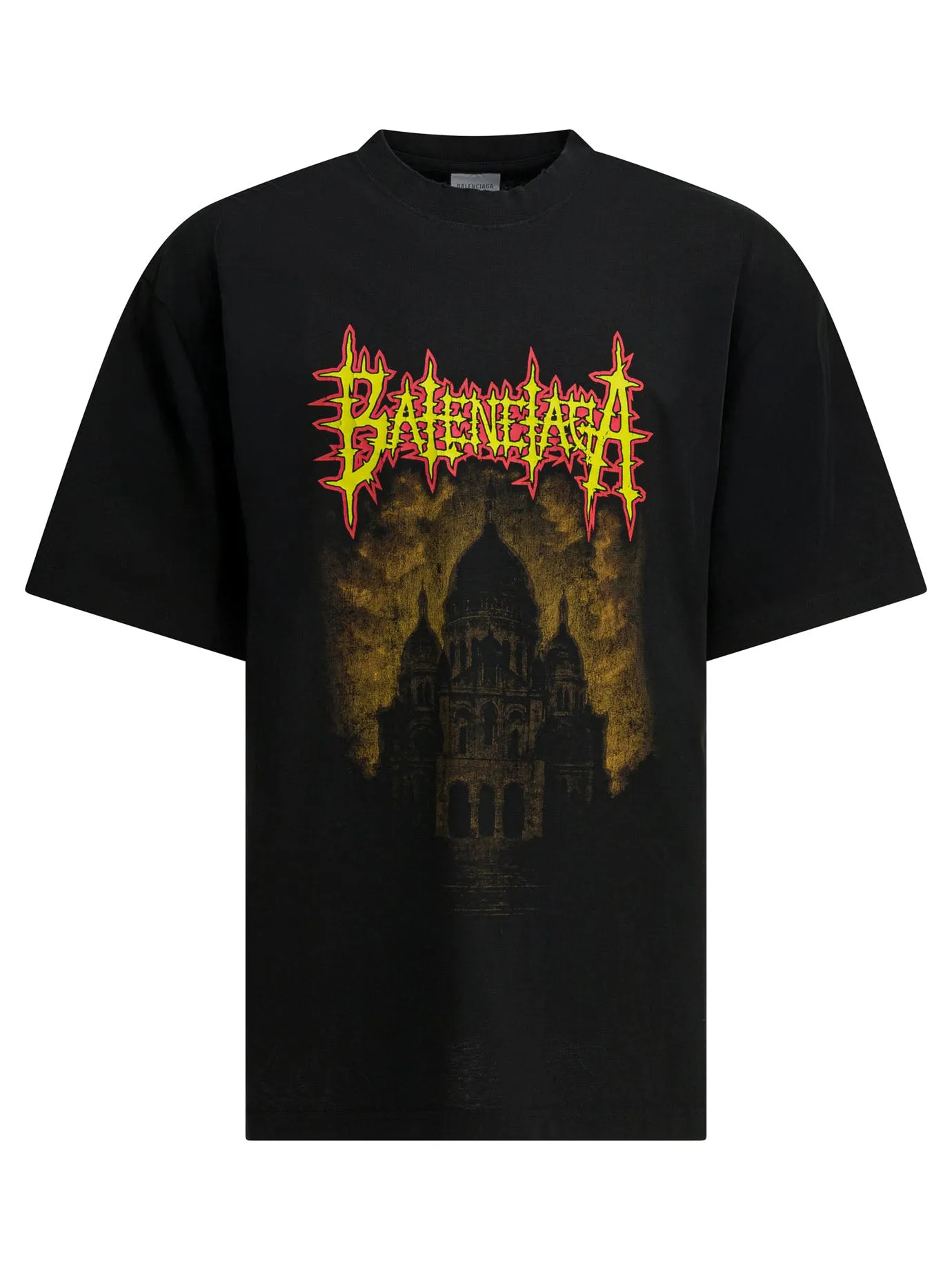 Crew-Neck T-Shirt With Logo T-Shirts Black sold by Wanan Luxury