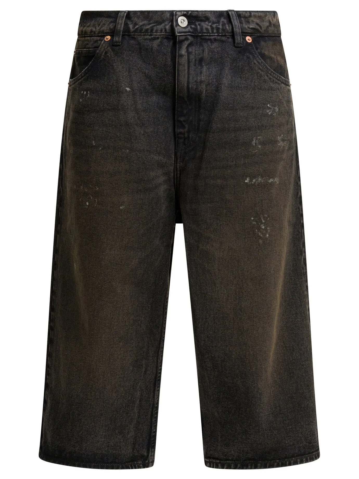 Capri Cut Shorts Brown sold by Wanan Luxury