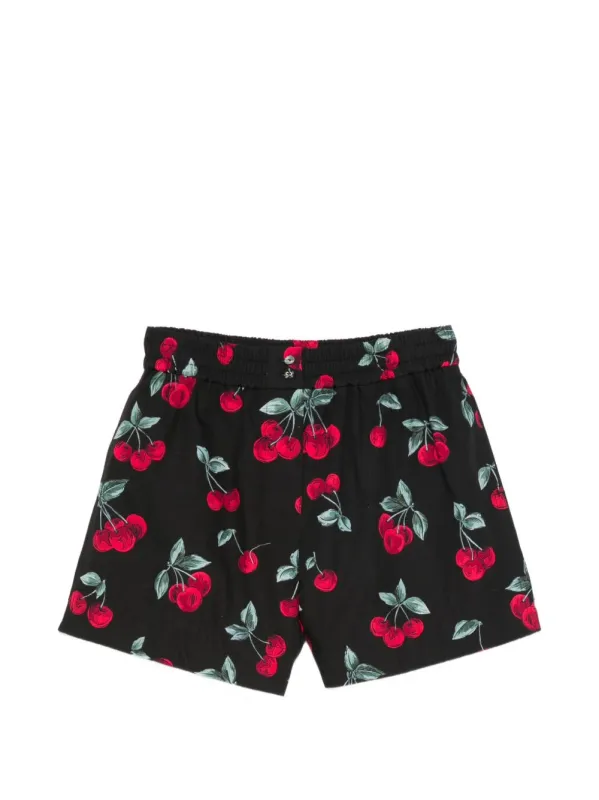 Shorts Cherries Allover Black/Red sold by Wanan Luxury