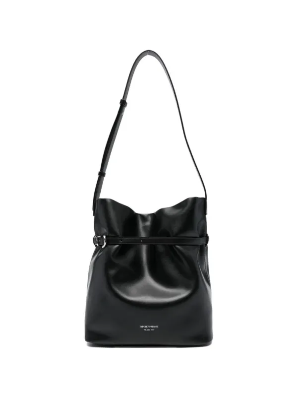 Medium Leather Bucket Bag sold by Wanan Luxury