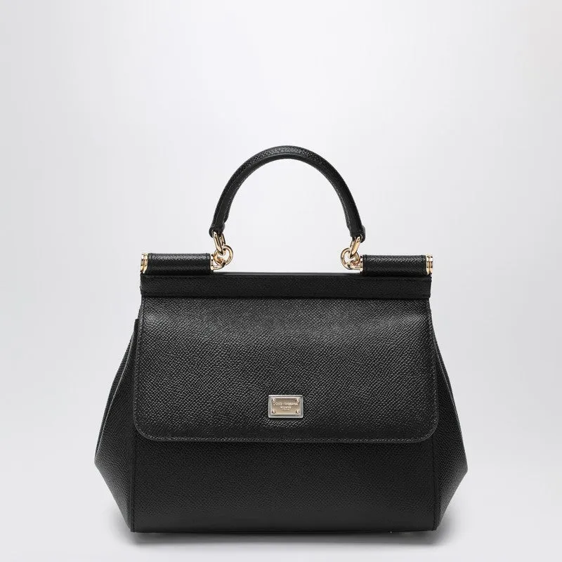 Medium Black Sicily Hand Bag sold by Wanan Luxury