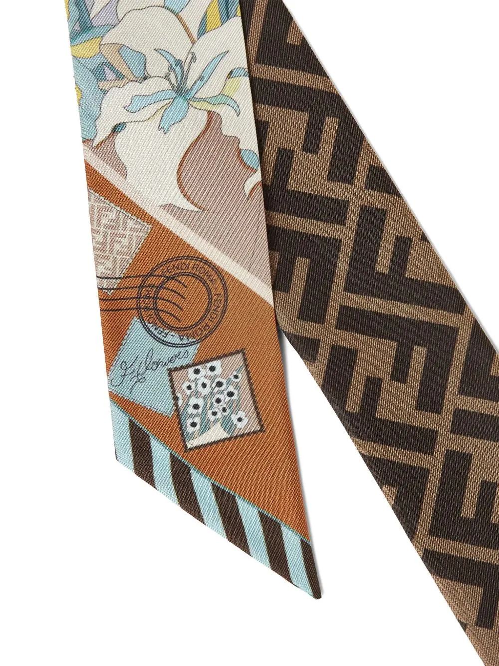 Printed Silk Foulard sold by Wanan Luxury product image thumbnail 2