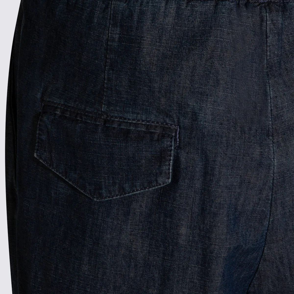 Trousers Blue And Green sold by Wanan Luxury product image thumbnail 4