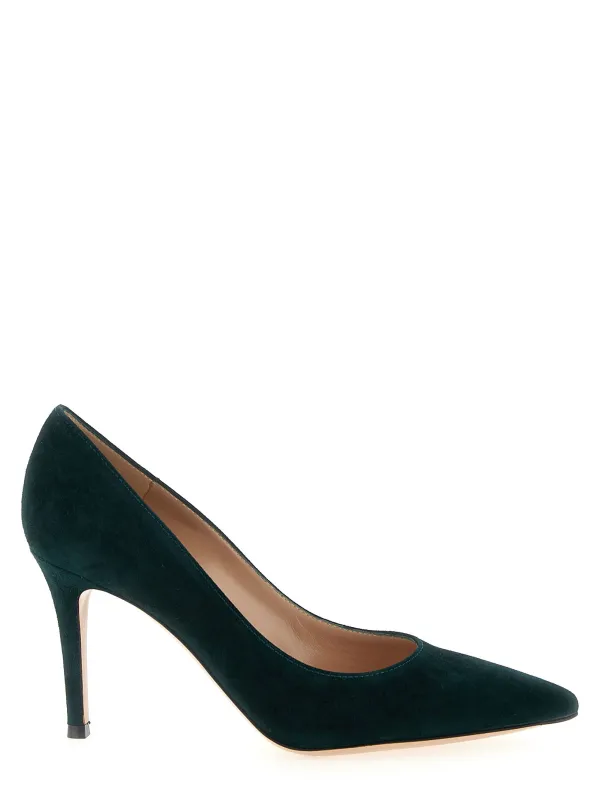 Gianvito Pumps Green sold by Wanan Luxury