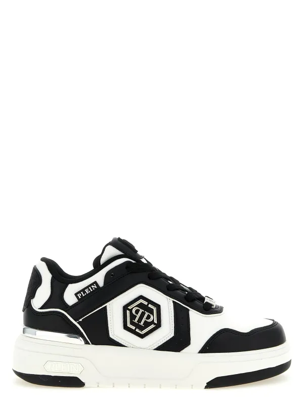 Sk8r Sneakers White/Black made by Philipp Plein