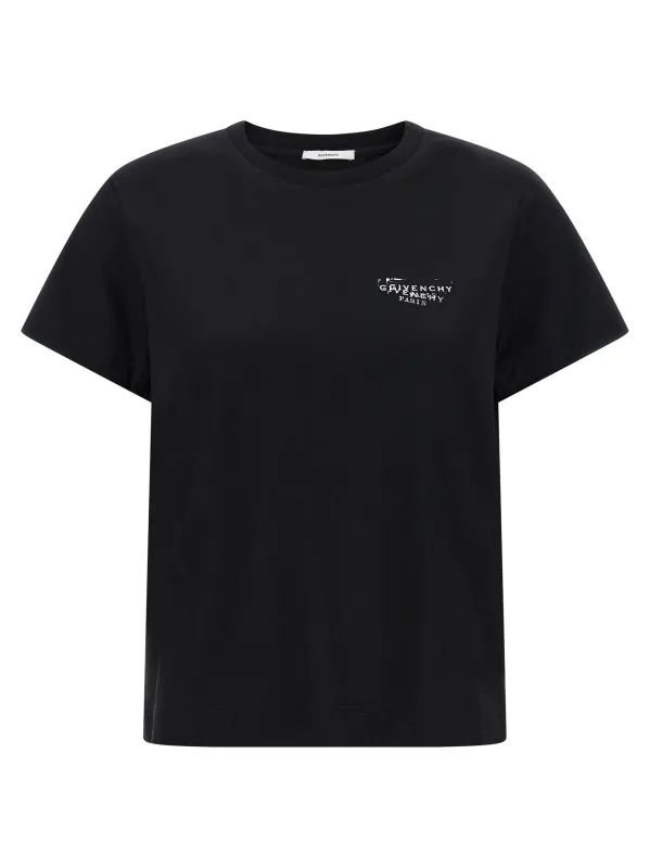 Logo Stamp T-Shirt Black made by Givenchy