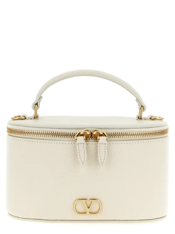 Valentino Garavani Vlogo Signature Mini Crossbody Bag Crossbody Bags Beige made by Valentino Garavani