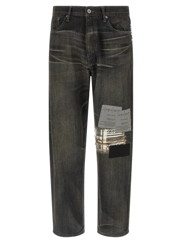 Savege Denim Jeans Black made by Yohji Yamamoto