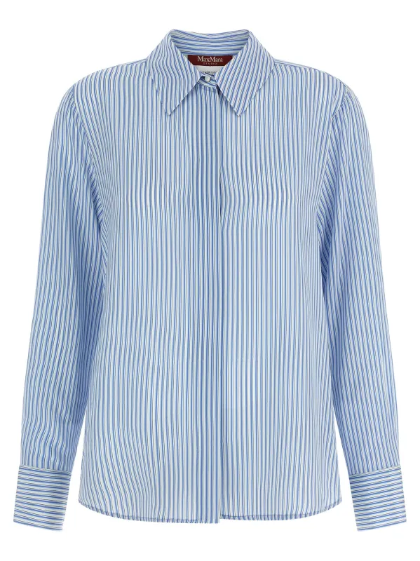 Mstflirt Shirt And Blouse Light Blue made by MaxMara