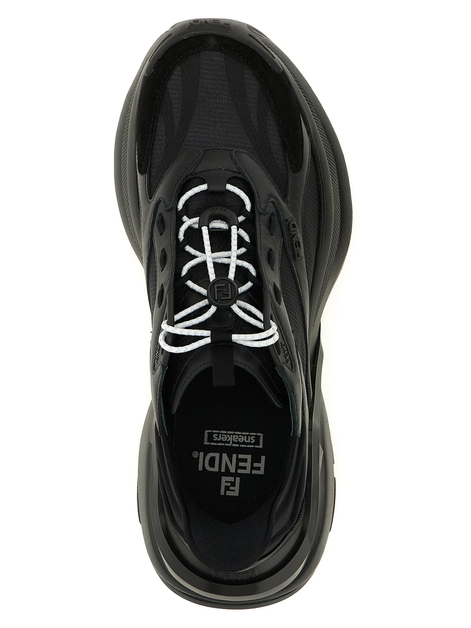 Fendi F-Light Sneakers Black sold by Wanan Luxury product image thumbnail 4