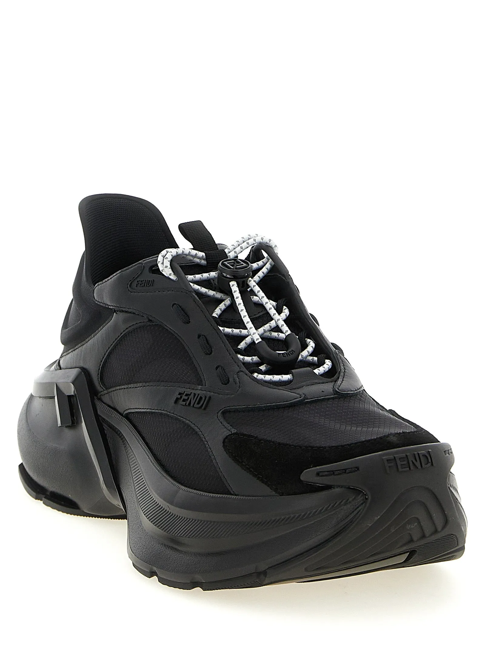 Fendi F-Light Sneakers Black sold by Wanan Luxury product image thumbnail 2