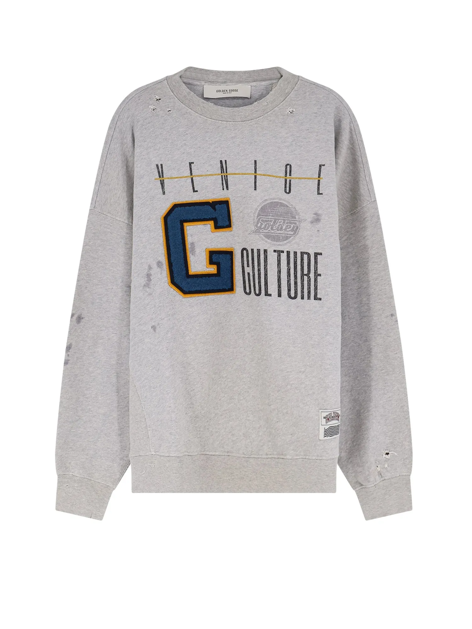 Cotton Sweatshirt With Print On The Front sold by Wanan Luxury