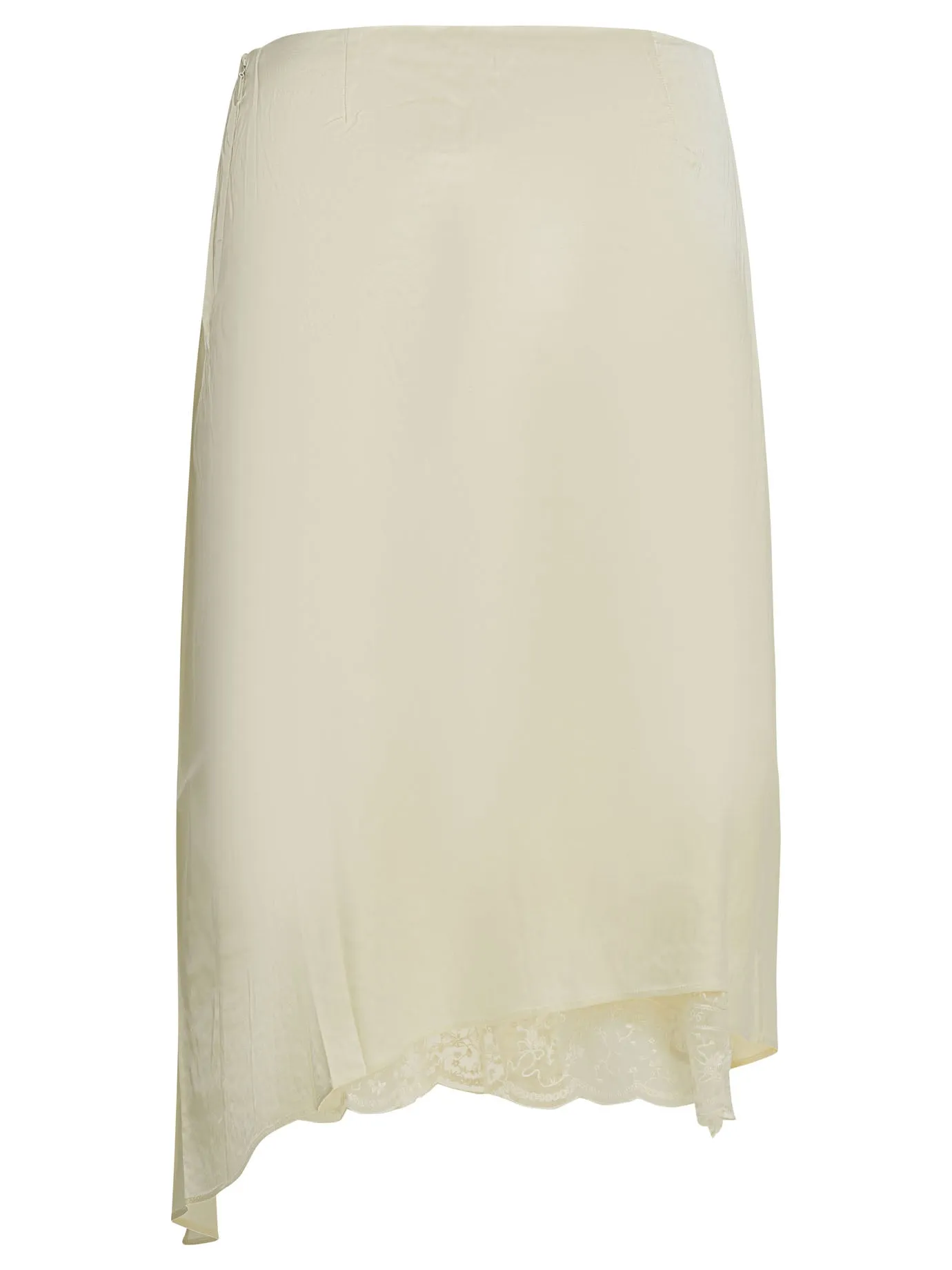 Asymmetrical Midi Skirt Skirts White sold by Wanan Luxury product image thumbnail 2