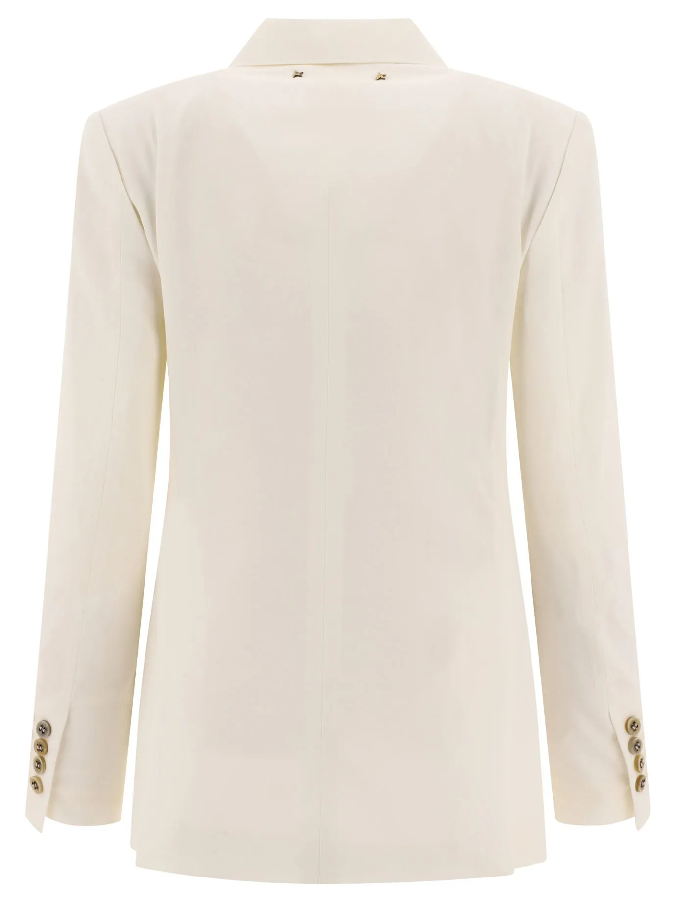 Double-Breasted Wool-Blend Blazer Jackets And Coats White sold by Wanan Luxury product image thumbnail 2