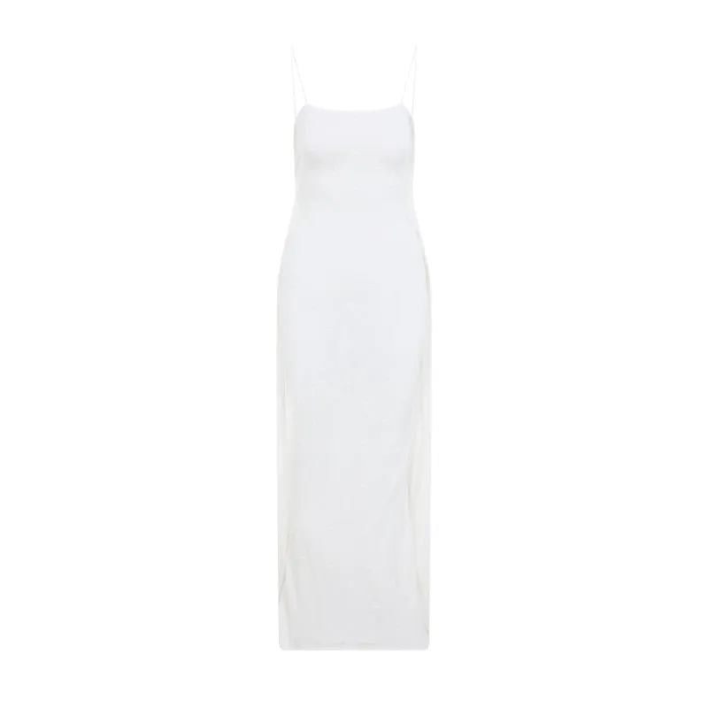 Long Dresses White sold by Wanan Luxury