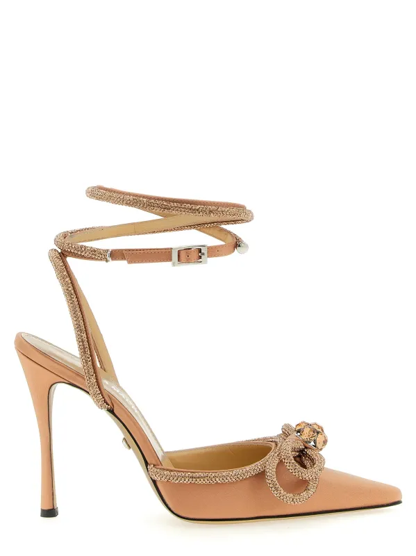 Double Bow Pumps Pink made by MACH & MACH