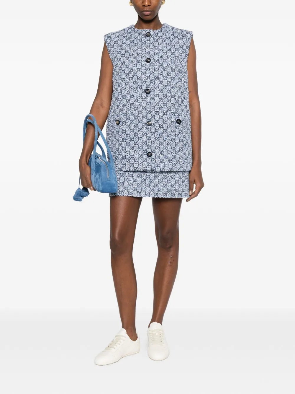 Gg Tweed Mini Skirt sold by Wanan Luxury product image thumbnail 5