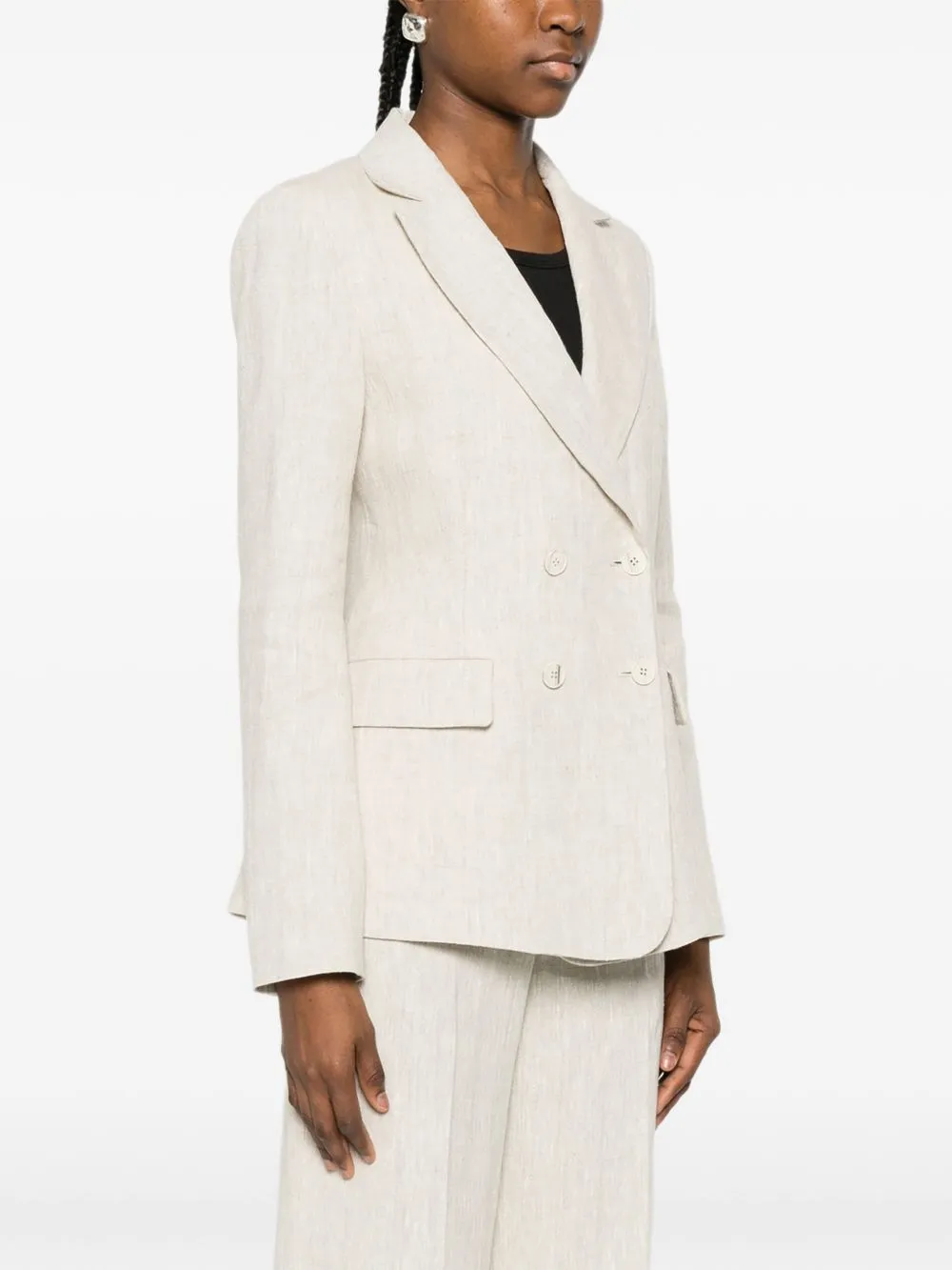 Linen Jacket sold by Wanan Luxury product image thumbnail 5