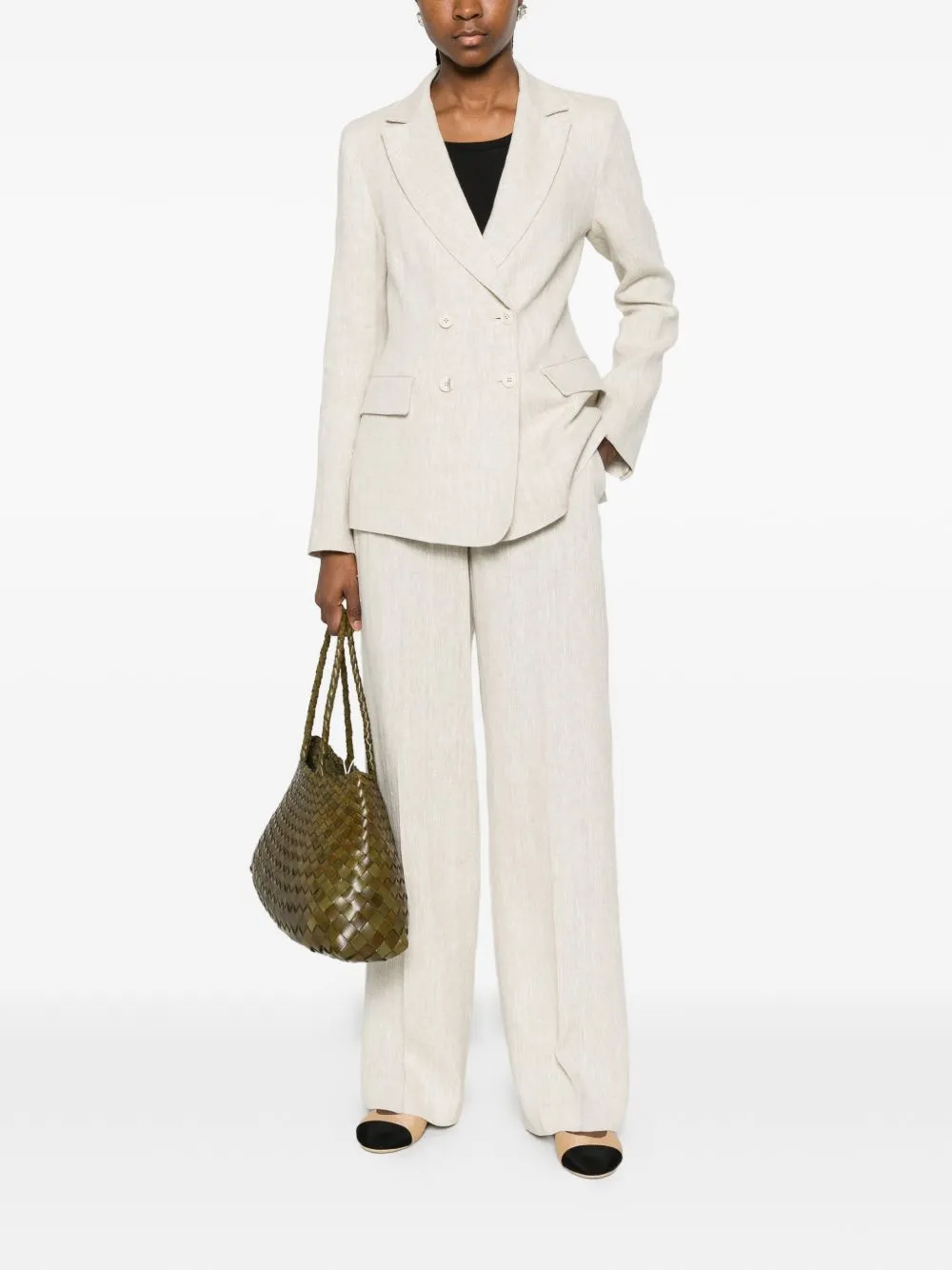 Linen Jacket sold by Wanan Luxury product image thumbnail 2