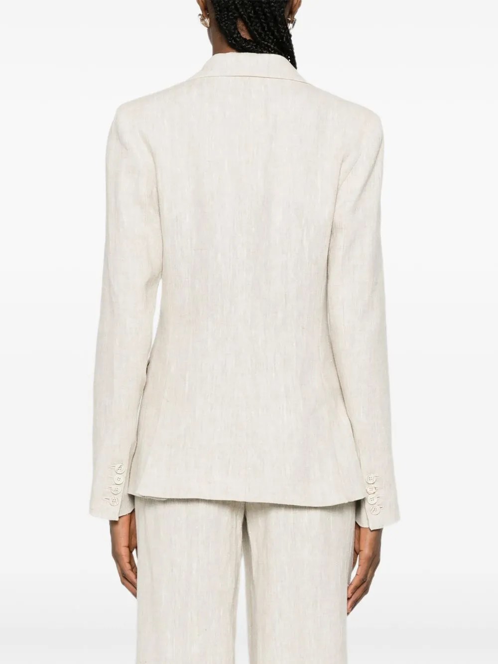 Linen Jacket sold by Wanan Luxury product image thumbnail 4